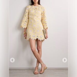 Zimmermann cotton lace mini dress